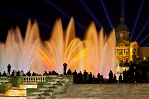 Font MÃ gica or Magic fountain show, Barcelona