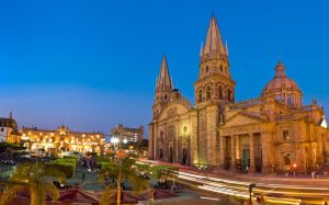 Guadalajara Metropolitan Cathedral Mexico - Catedral Metropolitana by night